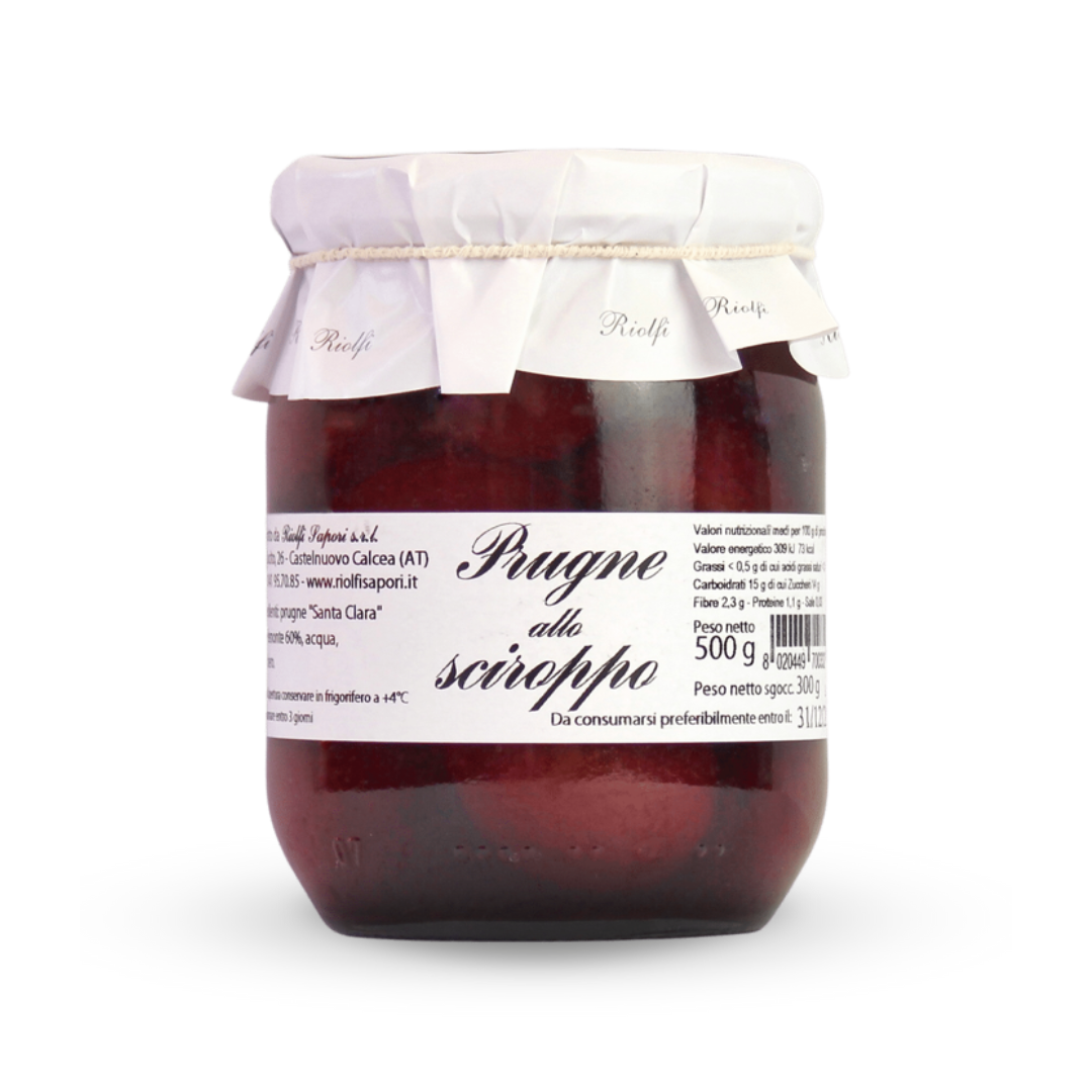 Prugne allo sciroppo 500 g