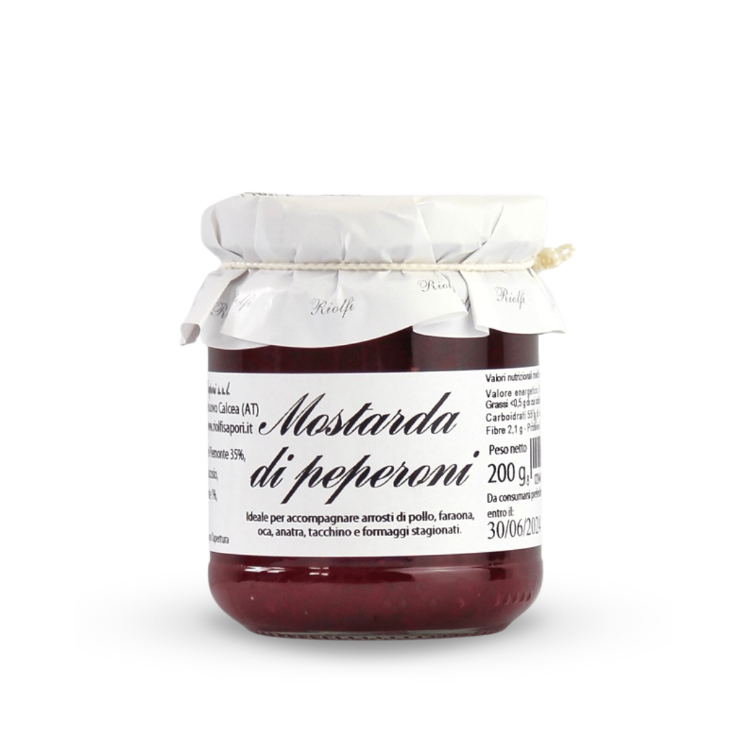 Mostarda di peperoni rossi 200 g
