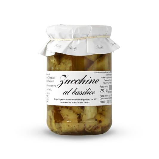 Zucchine al basilico 280 g